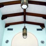 Ceiling of Chapel, from door toward the altar