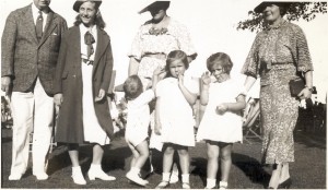 Raymond Tierney and Family with Frank, Virginia and May